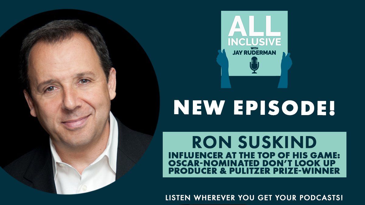 My next All Inclusive guest is Pulitzer Prize-winner &amp; filmmaker <a href="/RonSuskind/">Ron Suskind</a>, co-producer of @GhostPanther's Oscar-nominated film #DontLookUp. Listen as Ron discusses making the film, how he and his son learned to communicate through <a href="/Disney/">Disney</a> characters, and more. Link in bio.
