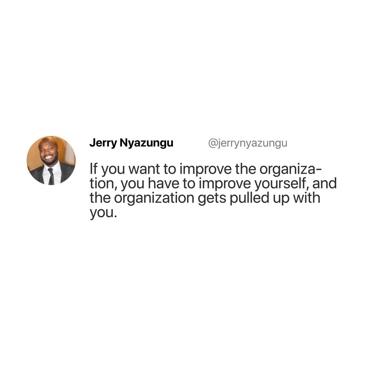 jerrynyazungu's tweet photo. Before you are a leader, success is all about growing yourself💪💪When you become a leader, success is all about growing others🔥 

#TheCharteredVendor #sales #wiseleader https://t.co/ZmvmKg7xqu