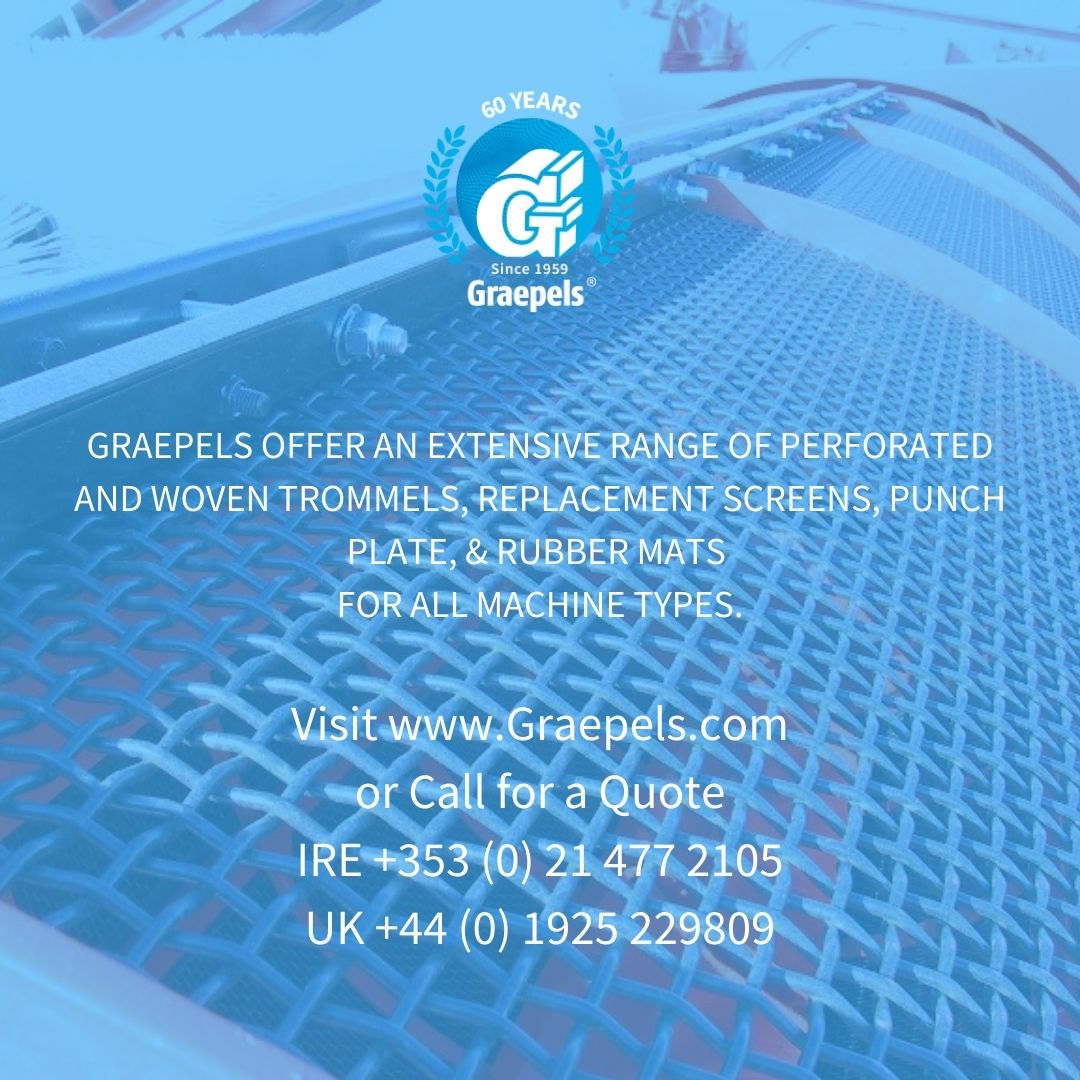 Graepels's tweet photo. Perforated & Woven Trommel Screens, Replacement Screens, Punch Plates & Rubber Mats for all machine types. Learn more at https://t.co/CMU90fxQP9 #Graepels #perforated #woventrommel #replacmentscreens #punchplates #rubbermats #quarrying #aggregates #screenmesh https://t.co/C6ACVJHlAh