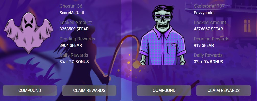 DG_Savvy's tweet image. Not much but, they are mine! From what I have seen this is the only other $UNIV fork that hasn&apos;t rugged...Time will tell DYOR #Spookyarmy $FEAR