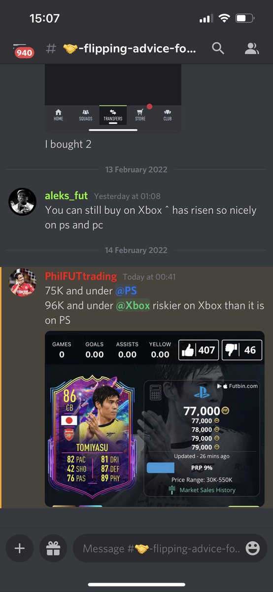 Aleks_FUT's tweet photo. Last chance to join the premium trading discord this month 🔒 

Incredible profits, low budget or high budget, members are totally smashing it 

We cover PS Xbox and PC 🔵🟢🟠

Link to join right here :)) 

https://t.co/ldQKgPcMV2 https://t.co/bOOLAcMd0d