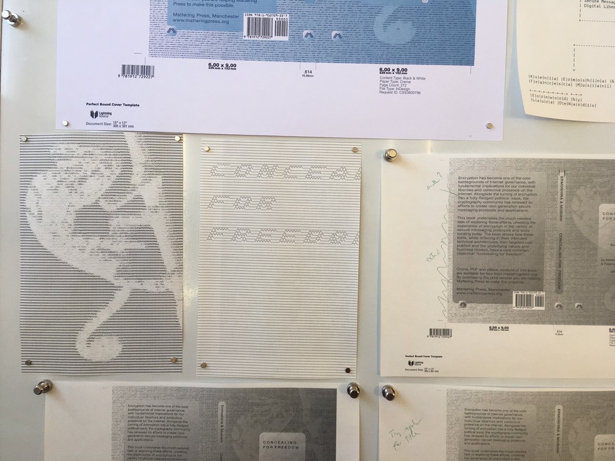 Julien McHardy (@hardyjuls) on Twitter photo Putting the final touches on the cover of our forthcoming <a href="/matteringpress/">Mattering Press</a> title C O N C E A L I N G F O R F R E E D OM!!! by <a href="/edok_lotosov/">Ksenia Ermoshina</a> and <a href="/franmusiani/">Francesca Musiani</a> x.com/matteringpress⦠Putting the final touches on the cover of our forthcoming <a href="/matteringpress/">Mattering Press</a> title C O N C E A L I N G F O R F R E E D OM!!! by <a href="/edok_lotosov/">Ksenia Ermoshina</a> and <a href="/franmusiani/">Francesca Musiani</a> x.com/matteringpressā¦