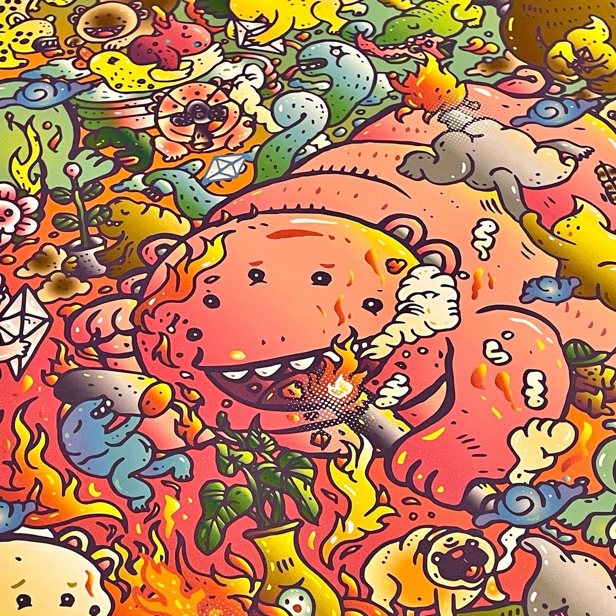 neverhatedraw's tweet photo. “After party” 2022 Art-prints, (Limited Edition 50 items)
Available now in @neverhatedraw 
See more details: https://t.co/wRpKPfHDSS

#artprints #pornsuckandboonshit #nokhookdesign #nhdstudio https://t.co/nloNJSve3I