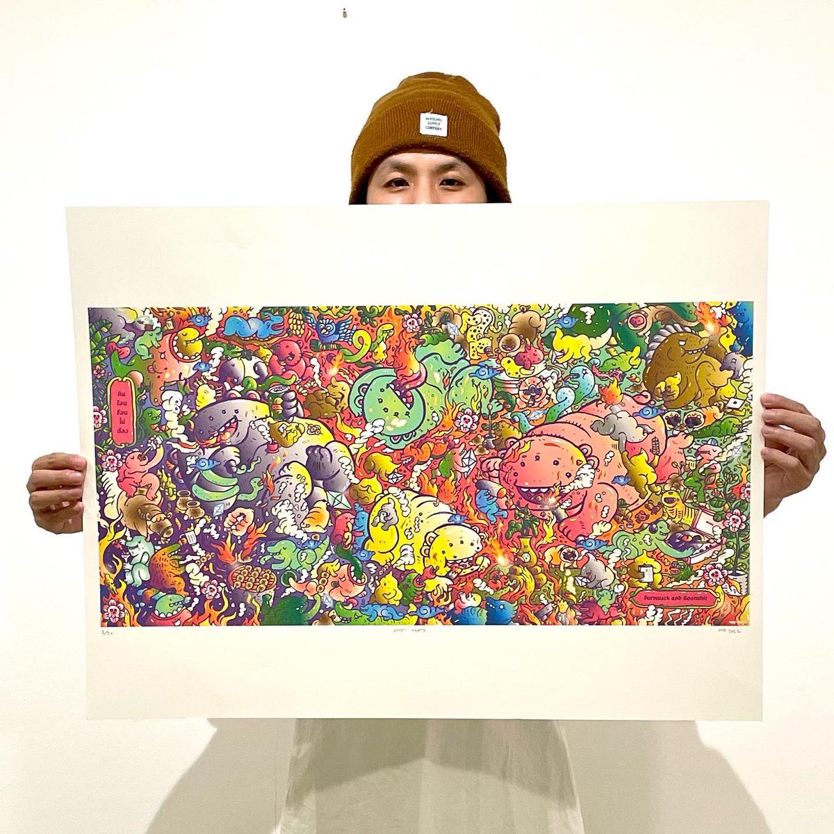 neverhatedraw's tweet photo. “After party” 2022 Art-prints, (Limited Edition 50 items)
Available now in @neverhatedraw 
See more details: https://t.co/wRpKPfHDSS

#artprints #pornsuckandboonshit #nokhookdesign #nhdstudio https://t.co/nloNJSve3I