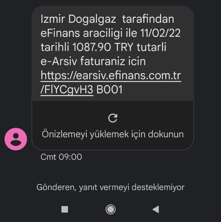 1087 doğalgaz faturası nedir? Cidden bir şey diyemiyorum.
