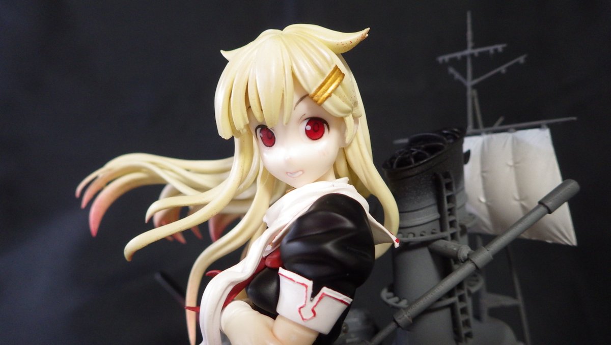 エルドラモデル　夕立改二　ワンフェス　ガレージキット 艦これの夕立改二、完成しました。WF再販のエルドラモデルのガレージ