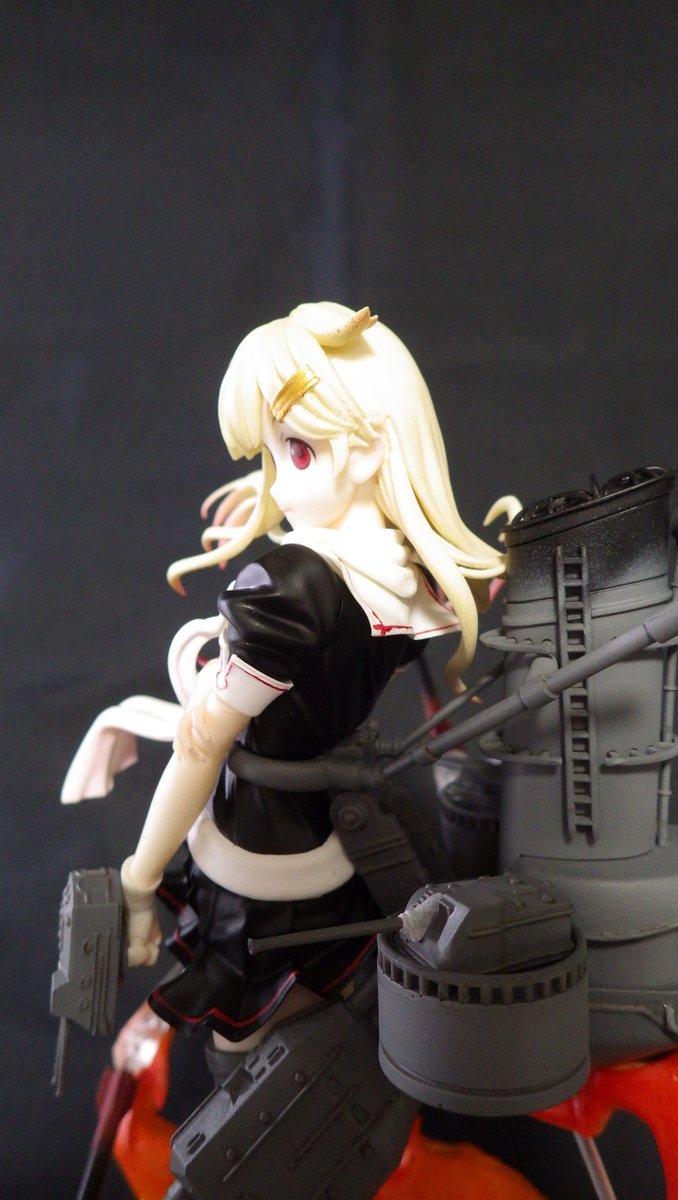 艦これの夕立改二、完成しました。WF再販のエルドラモデルのガレージ