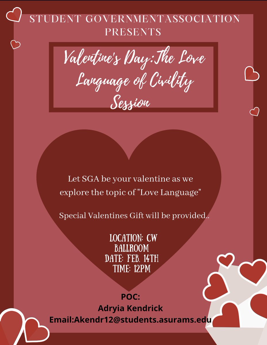 It’s officially the day of love and we couldn’t celebrate today without confessing our love for you! 🥰✨Join us today for a Love Language of Civility Session and special treat! ❤️