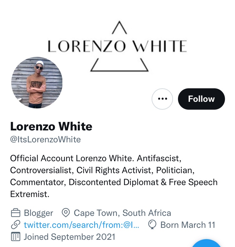 sithlord645's tweet photo. Hi tweeps. If you see tweets from old Lorenzo, just ignore it. Don’t comment, don’t respond. 
He is basically nobody trying to make a name for himself. By commenting on or retweeting his drivel you are falling into his race baiting trap. Just ignore #zeroinfluence https://t.co/QHBxhmSIrs