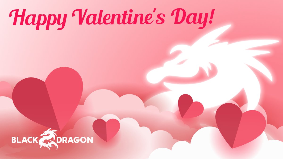 BlackDragon_io's tweet photo. To all BlackDragon's members!
🙏 Thank you for your continued loyalty and support. ♥️ We hope to get your support from this year too!
Happy Valentine's Day, We 💟Love💟 you all!🥰
$BDT #BDReview #BlackDragonAMA #BlackDragonNews https://t.co/HjT06i6vEB