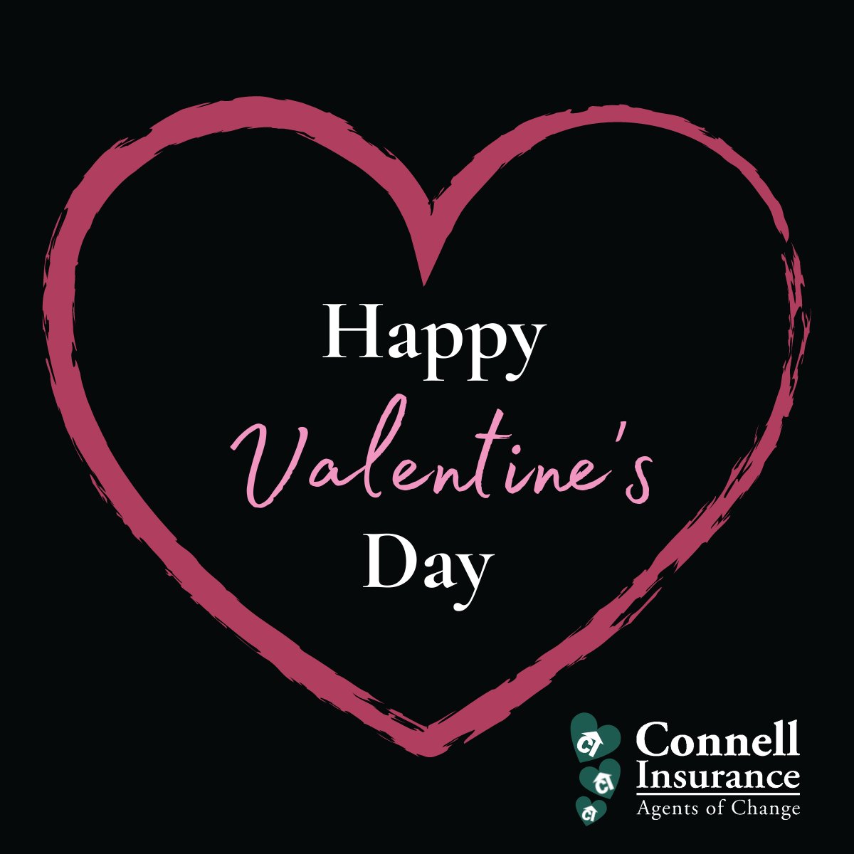 ConnellInsuranc's tweet photo. Happy Valentine's Day from all of us. Let us protect what you LOVE. 

 #HappyValentinesDay #connellcares https://t.co/XytonCCUN3