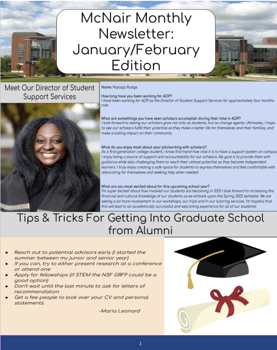 GeneseoMc's tweet photo. Take a look at our January/February newsletter to see what is happening in McNair! https://t.co/MbnAwAlLZJ