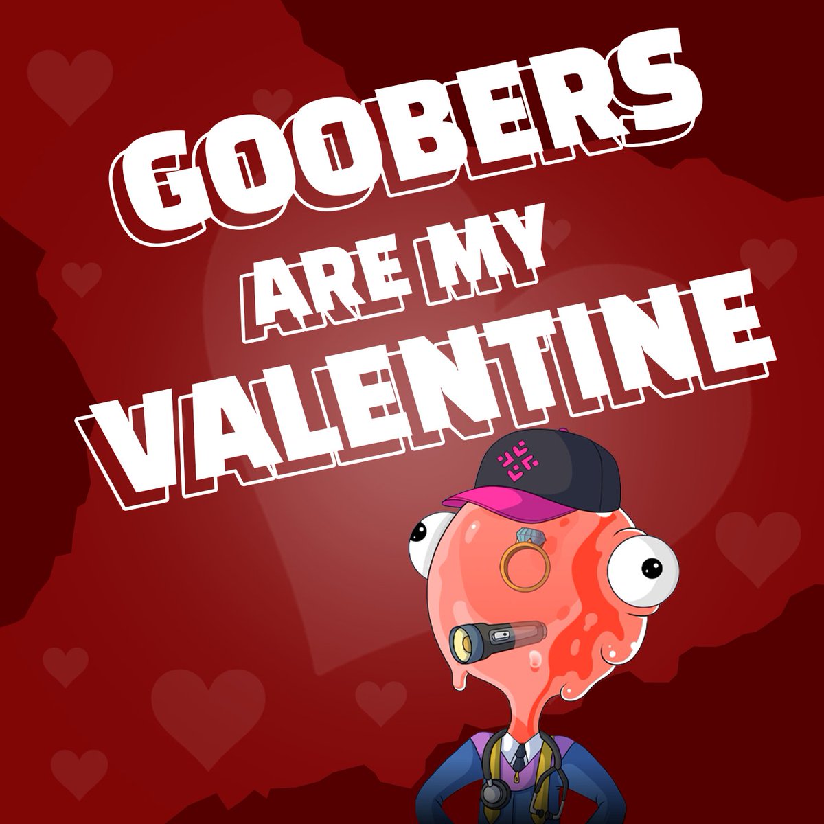 GoobersNFT's tweet image. Spreading love today with a Goober giveaway! 💌🧪

To enter:
- Follow @GoobersNFT
- Like &amp;amp; Retweet
- Comment #GoobValentine

🏆 One winner will receive a #GoobersNFT. Ends in 48 hours.

#HappyValentinesDay #NFTValentine