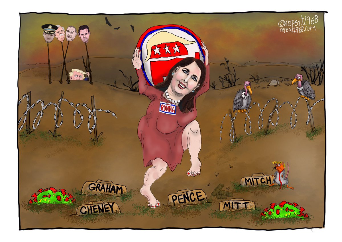 repeat1968's tweet photo. π₯
#GOP #UncivilWar #RNC #RonnaMcDaniel #TrumplicanVsRepublican #LandMine #BOOM #HeadsOnAPike https://t.co/lsoaUOKx48