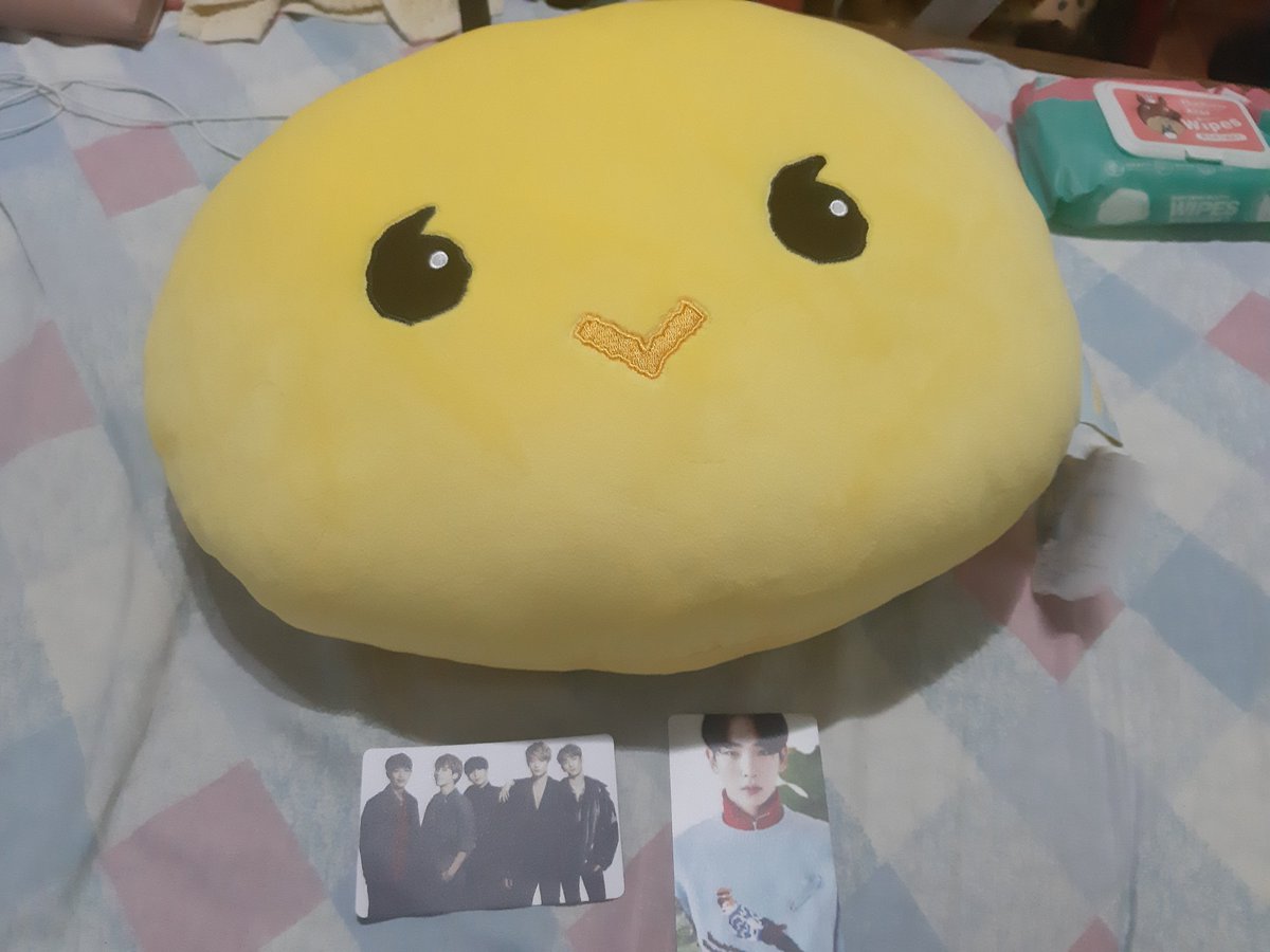 yeppeunlife's tweet photo. My cute and soft Taemari cushion has arrived! Despite the minor shipping concerns I really appreciate @MoonDropPH's sincere service 😊. Thank you as always for the freebies, my suki for #SHINee budol cravings #MoondropPHFeedback. https://t.co/Hm7XSxT5t6
