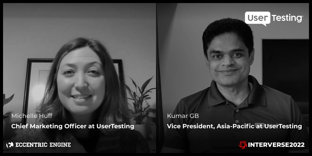 EccentricEngine's tweet photo. At #Interverse22, the @usertesting team will share their insights about the role of an interactive user testing session in the era of #metaverse & to know more join us on upcoming 16th February, at 4 pm on a screen near you!
Register here: https://t.co/oX8TVoyTZp https://t.co/uQ8Ku4jMKT