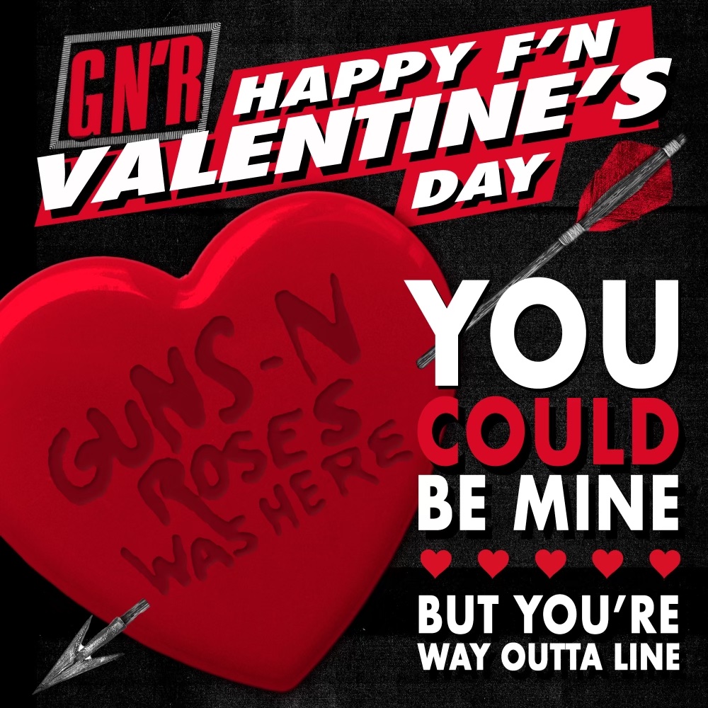gunsnroses's tweet photo. Happy Fn Valentine’s Day! https://t.co/Yb7x9GqLag