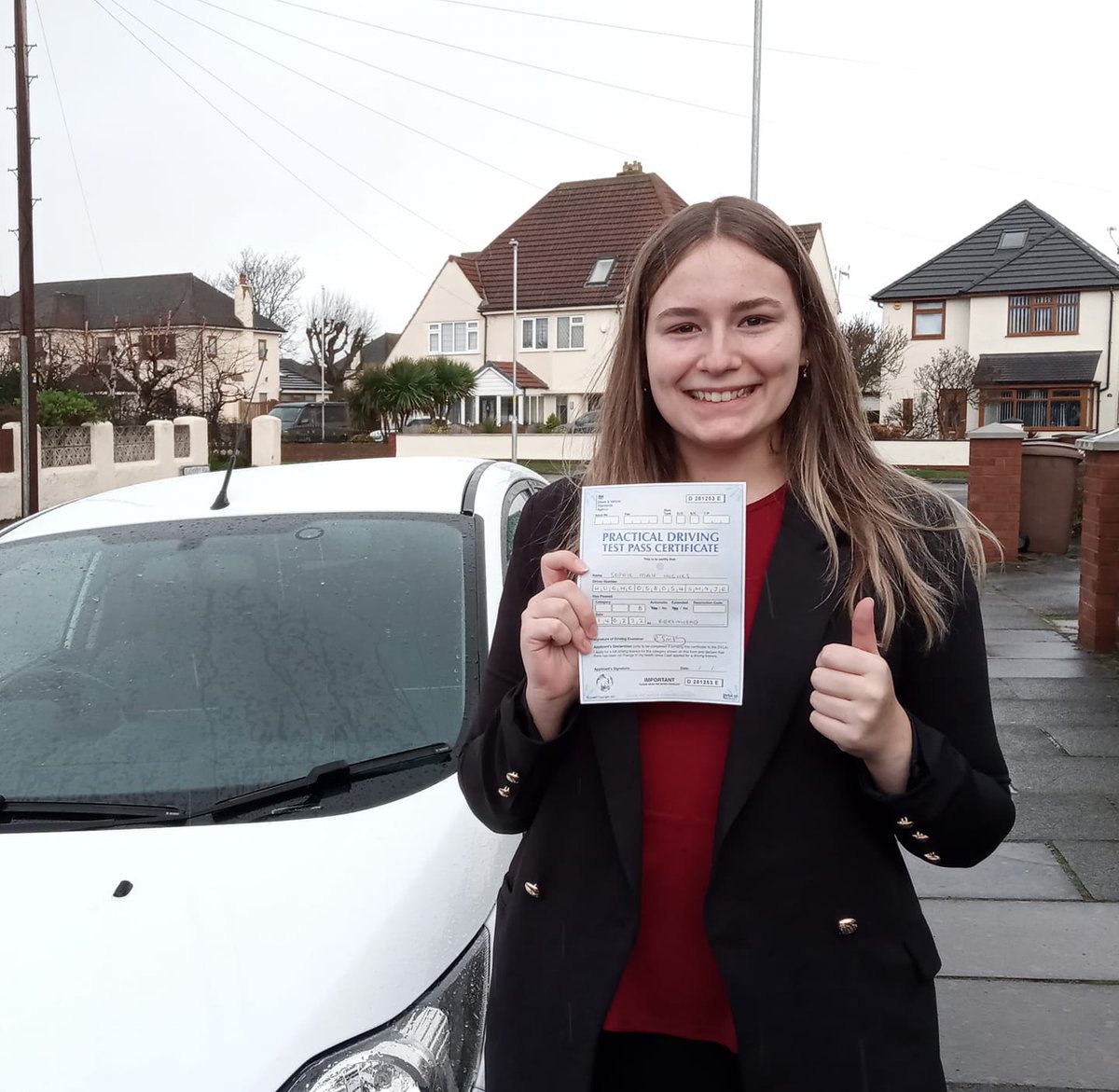 DDSWirral's tweet photo. And today Sophie passes first time at Upton , a huge well done to you , for more info on driving lessons around Greasby and Upton contact https://t.co/8m9AhArBJ9 https://t.co/anIA3D78WK
