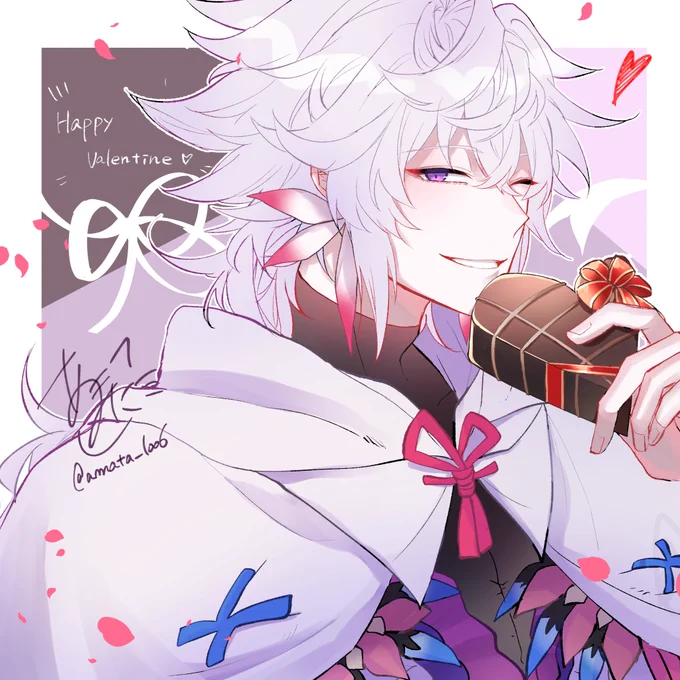バレンタイン絵を上げた日がバレンタインにナルンデス(暴論)
今年も初ロックオンはマーリンでした!!!!!!!!!!!!!!!!!!!!🌸🌸🍫🍫
#FGO 
