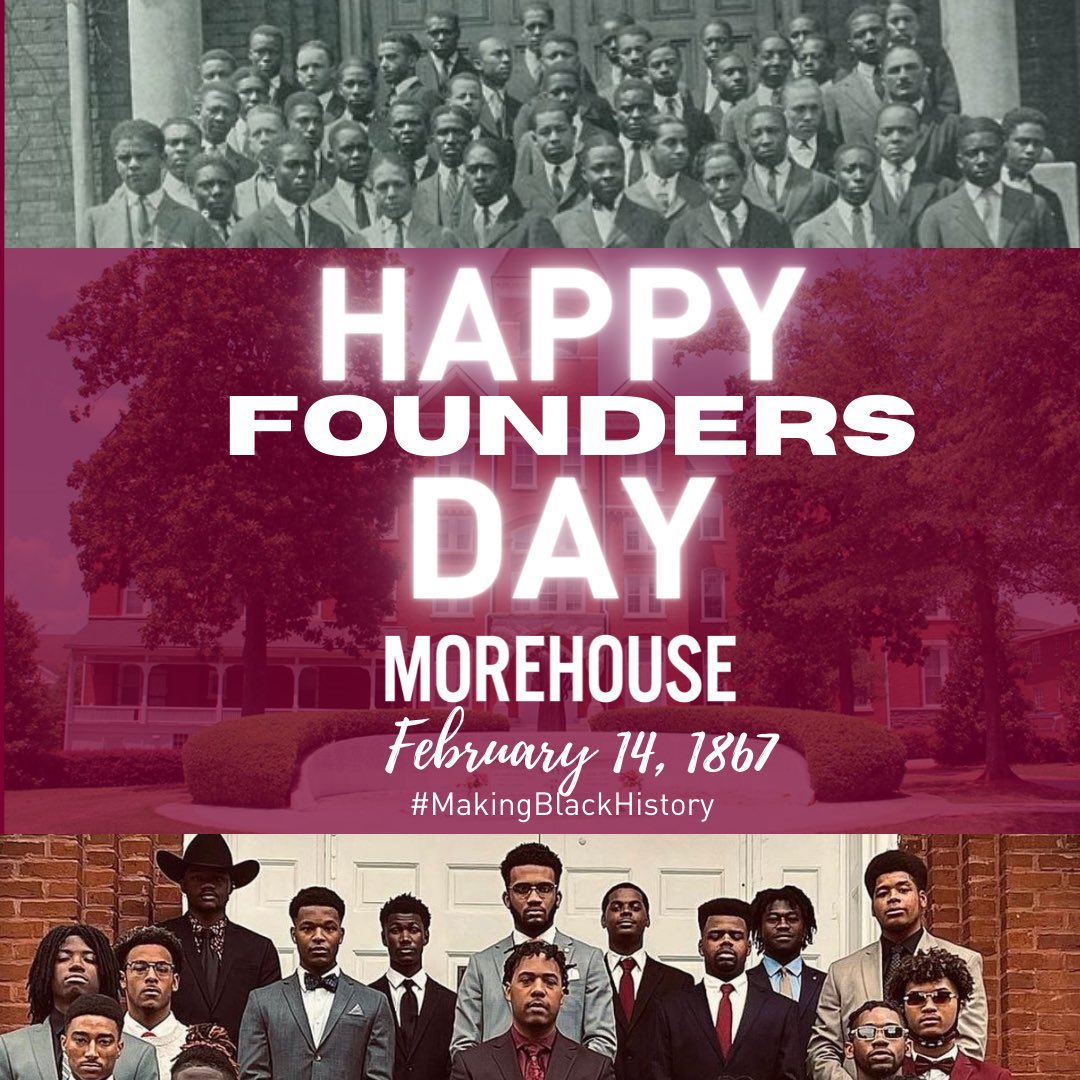 Happy Founder’s Day to Dear Old Morehouse! 155 years of educating Black Men. We are #BlackHistory. #foundersday2022 #myhbcu #etfactaestlux