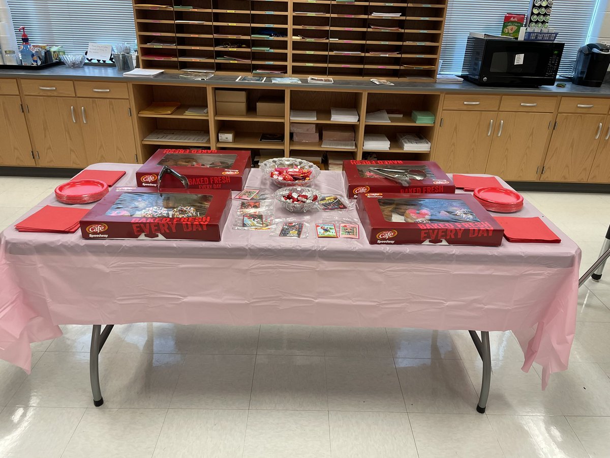 Sweets for a great staff!  Happy Valentine’s Day DMS!