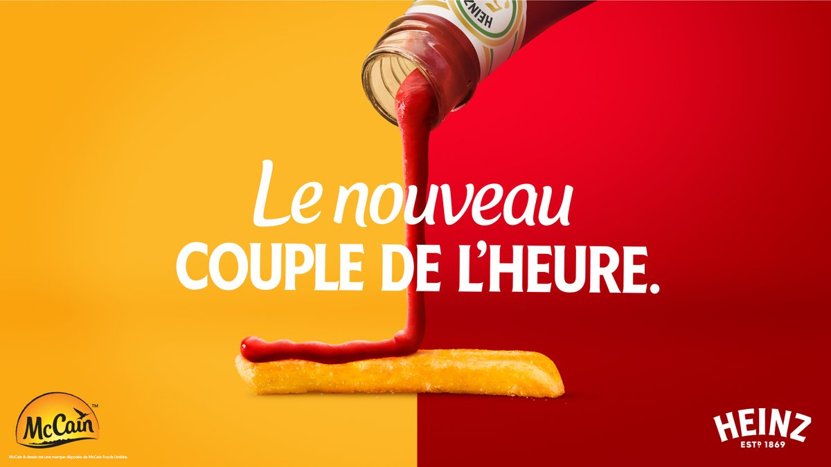 heinz_ca's tweet photo. On aime ça prendre notre temps. Et en ce jour de la St-Valentin, on vous annonce officiellement notre relation avec les frites McCain. Visitez https://t.co/BvJQrPf3Q3 et obtenez une offre spéciale en ce jour spécial. @mccainfoods #JoyeuseStValentin https://t.co/CE7rAmaGLR