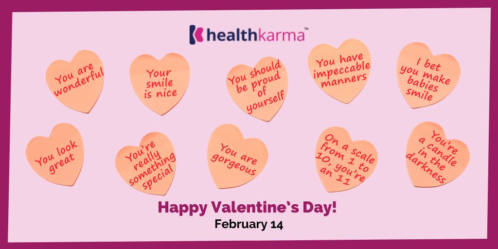 HealthKarmaApp's tweet photo. This Valentine’s Day, shower your loved ones with some pink hearts.
And don’t forget the person who truly matters most in your life: You!

#valentinesday #happyvalentine #happyvalentinesday #love #selflove https://t.co/6BswwiprUR