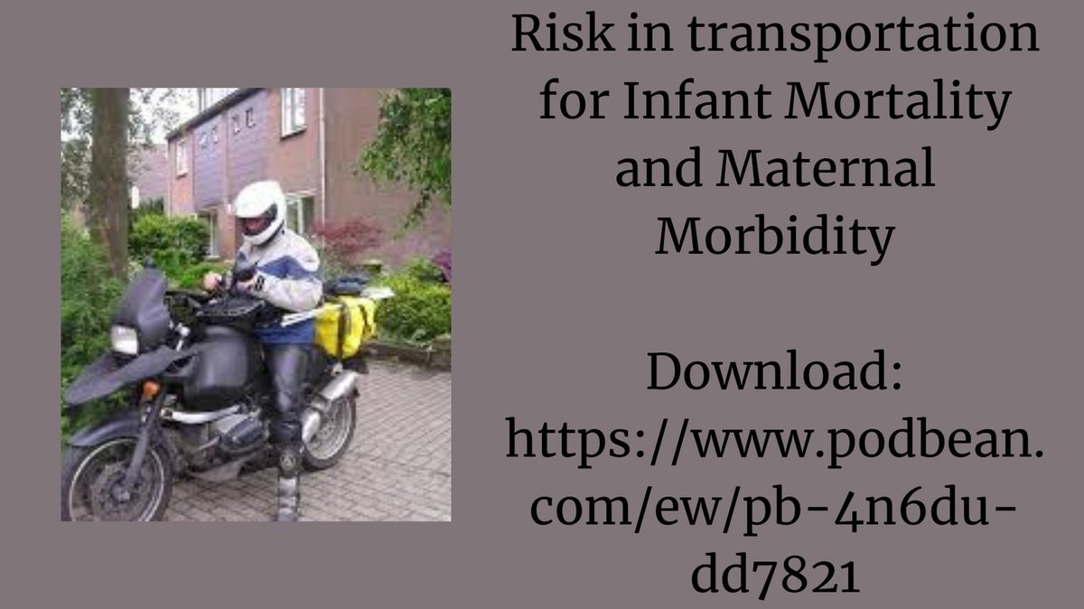 Pregnant women use risky methods such as bicycle/tricycle/motorbikes to access obstetric health care services, and some turn to traditional #medicines and traditional birth attendants for maternal #health care services.