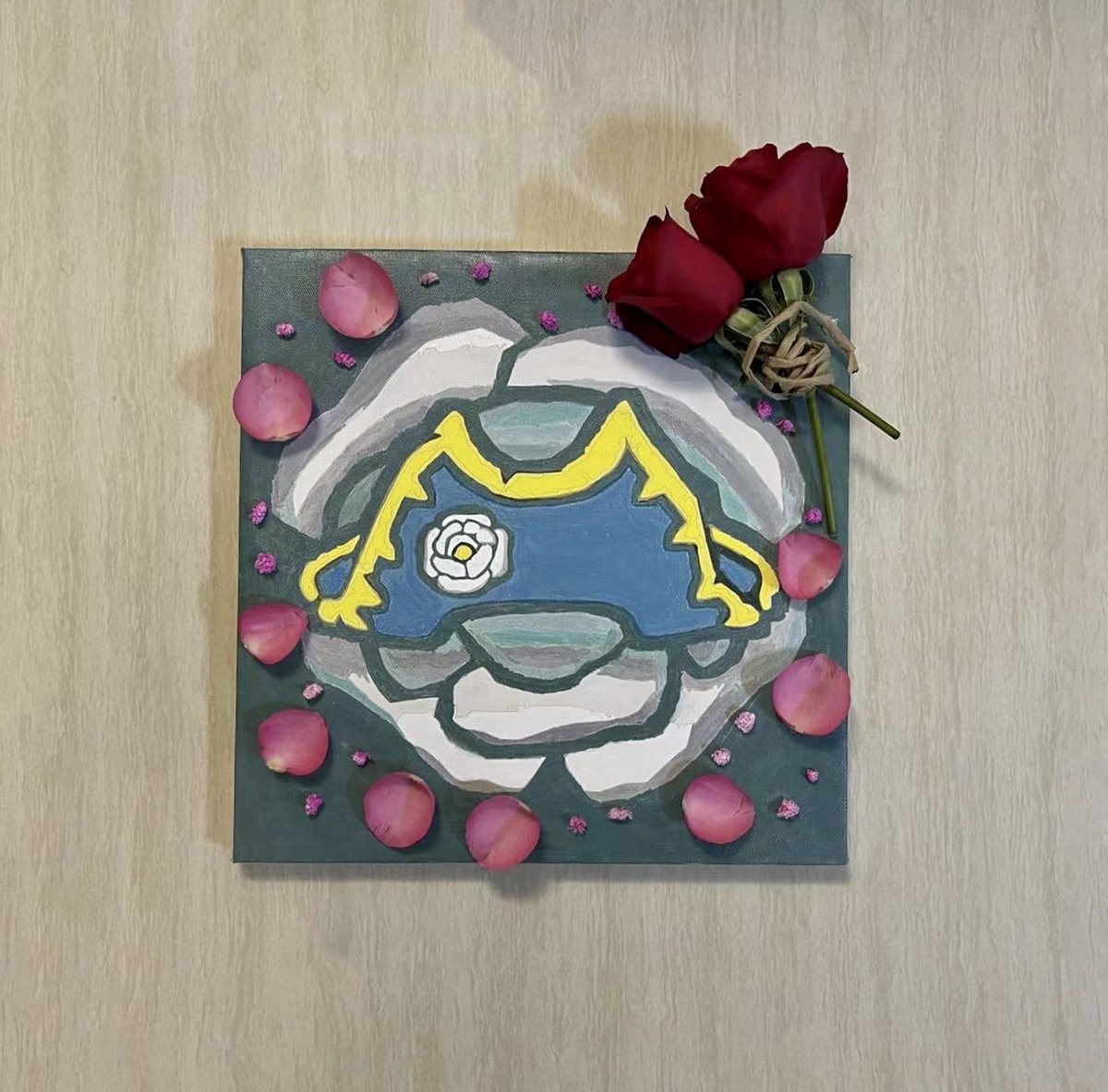 BLN3o_'s tweet photo. Success! It took 12 hours and 19 different colors, with flowers purchased that day. Happy Valentine's Day! I hope I can also enter this big family🧢

@ofGloriousFame @SeaOfThieves @RareLtd #sot22 #SeaOfThieves #BeMorePirate #ValentinesDay #oilpaintings https://t.co/zZtgeUbo1j