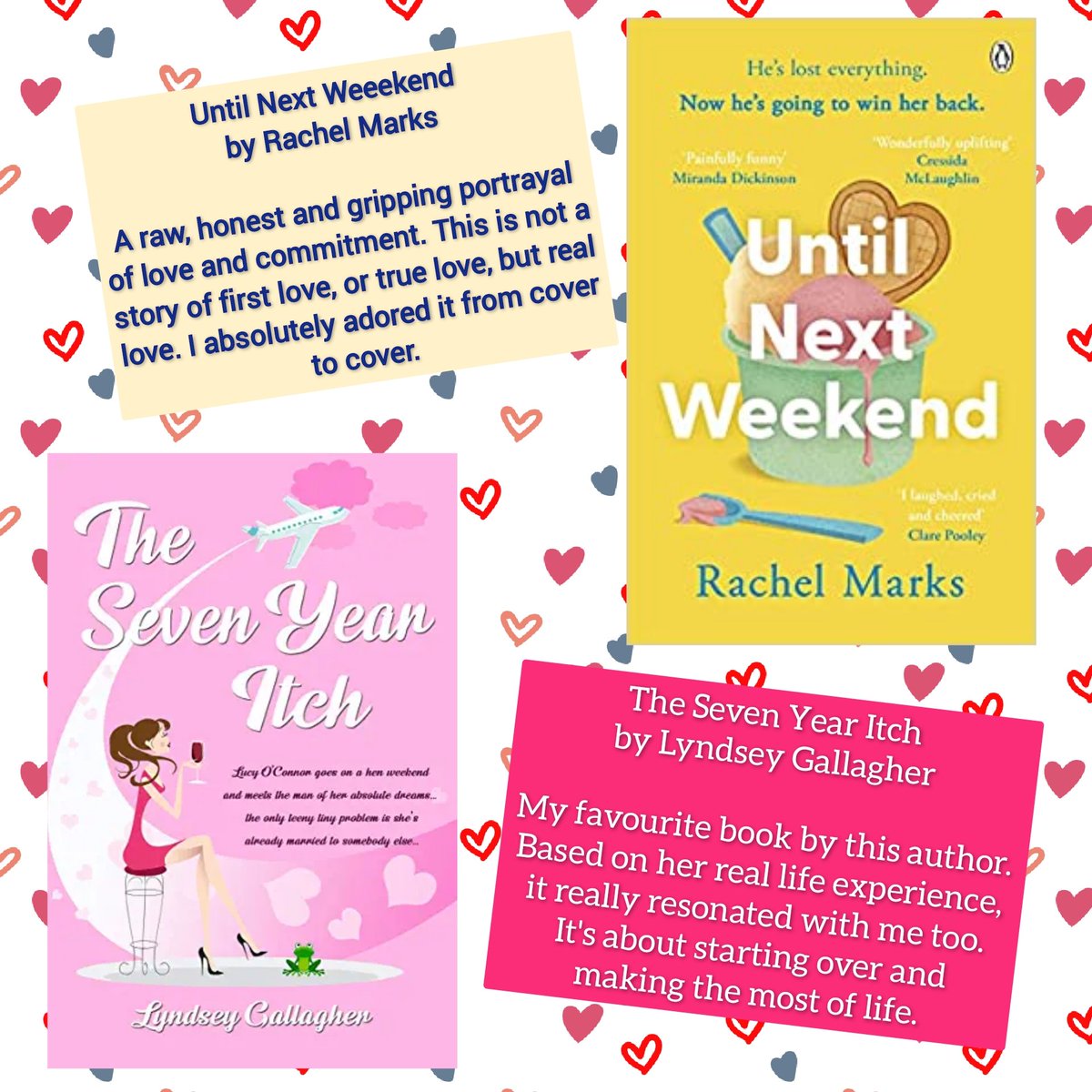 Squadpod3's tweet photo. More snuggly sofa reads I hear you cry!!! Alright then... #UntilNextWeekend by @Rache1Marks @MichaelJBooks and #TheSevenYearItch by #SquadpodFavourite @Lyndseygallagh3 💘💘💘 
#SquadpodSpecial #ValentinesDay #ValentinesDay2022 https://t.co/sRsfz3YoaZ