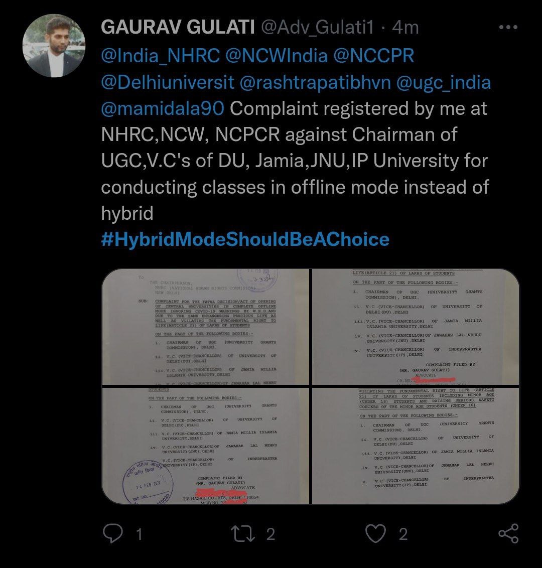 Vanshika2910736's tweet photo. #ChancellorHelpUS 
AB NAHI TOH KAB SUNEGA DU!!!!! EVEN LAWYERS ARE STANDING WITH US!!!!
@Rajniabbiabbi
@UnivofDelhi @aajtak @anandp_DU @ABPNews @ThePrintIndia @DuSays @aajtak https://t.co/dAIuBltVs4