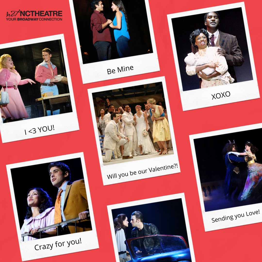 nctheatre's tweet photo. Happy Valentine's Day, from NCT to YOU! Do you know what makes the perfect Valentine’s gift? Theatre tickets! Share the love and give the gift of theatre. We hope to see you at the Theatre this year!❤️ https://t.co/Yyo2CnVx8F