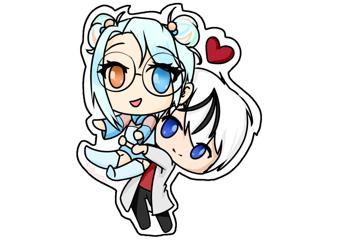 ManekoKu_Spam's tweet photo. A special valentine sticker for @kaide_kaneko! This is the first time I've given someone a Valentine's gift and wanted to make it special!
Thank you @AIAyumiAIA1 for the art! https://t.co/qh9IY7IH8P