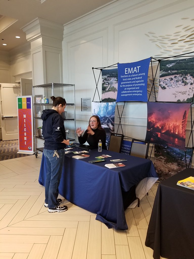 EMATennessee's tweet photo. We are here at @volunteertn’s Conference in Franklin! Are you attending? Come say 'hi'! We are sharing info about our association, how we can connect with your organization, and partnering with the local EMA, @WCTNEMA, to hand out personal preparedness information and resources! https://t.co/eXWFpImldJ
