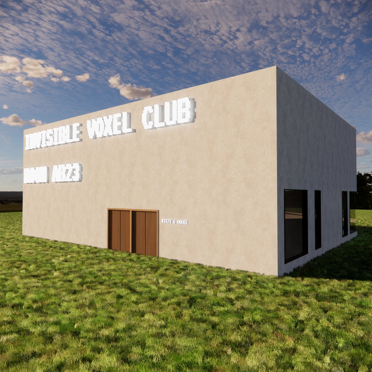 Invisible_voxel's tweet photo. Hi @InvsbleFriends 
Here is  @Invisible_voxel 
We will build some house in metaverse, do you want a house🏢 to prepare for your invisible friends LOL https://t.co/OpybApgyX1