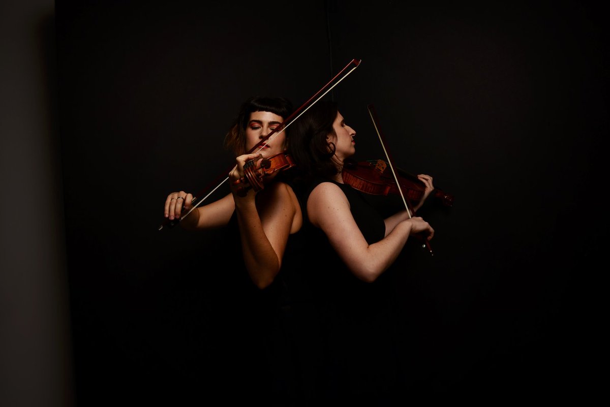 OBUmusic's tweet photo. Happening tomorrow: The critically-acclaimed violin/viola duo, "andPlay," featuring Maya Bennardo and Hannah Levinson, will take to the stage of Yarborough Auditorium, Raley Chapel, at 7:30pm, Tuesday, February 15th. Also, don't miss their pre-concert talk at 6:30pm! https://t.co/AjDeenQHxN