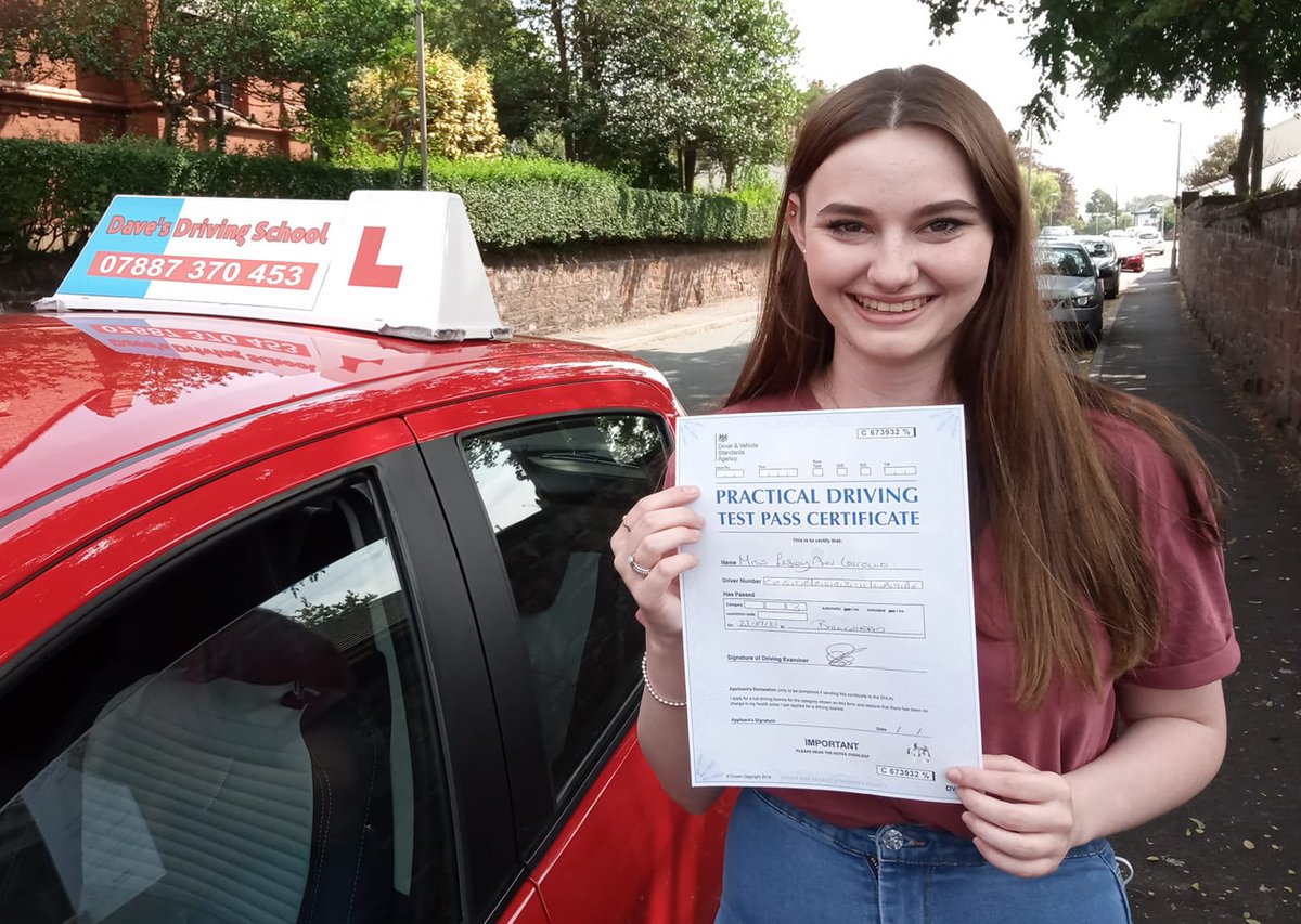 DDSWirral's tweet photo. Look at that smile , that's what its like to pass first time with https://t.co/8m9AhArBJ9 https://t.co/BVtK6AQzzD