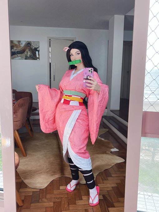 Nezuko Kamado from Demon Slayer 💚💖Kimetsu No Yaiba https://t.co/Wi7JGN9Qhn