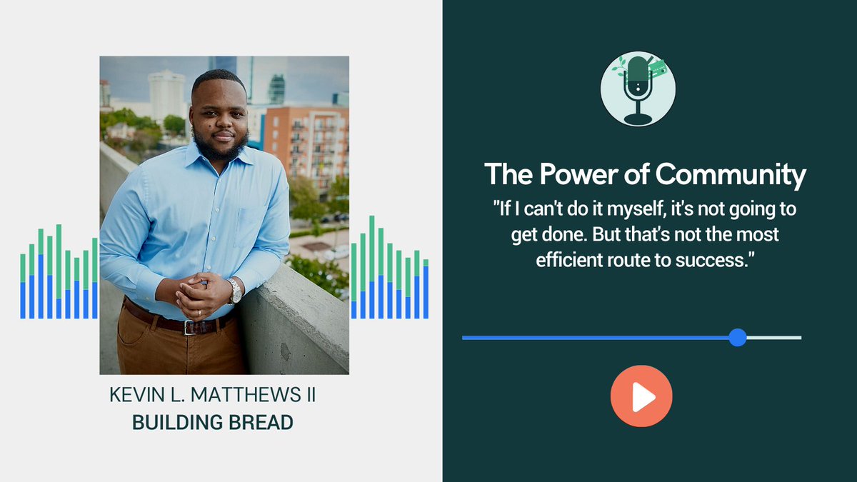 Friendly reminder: you don't have to go it alone.
In fact, <a href="/BuildingBread/">Kevin L. Matthews II, M.S.</a> has a point. You probably shouldn't if you want to get there faster. 
navitmoney.com/podcast/season…