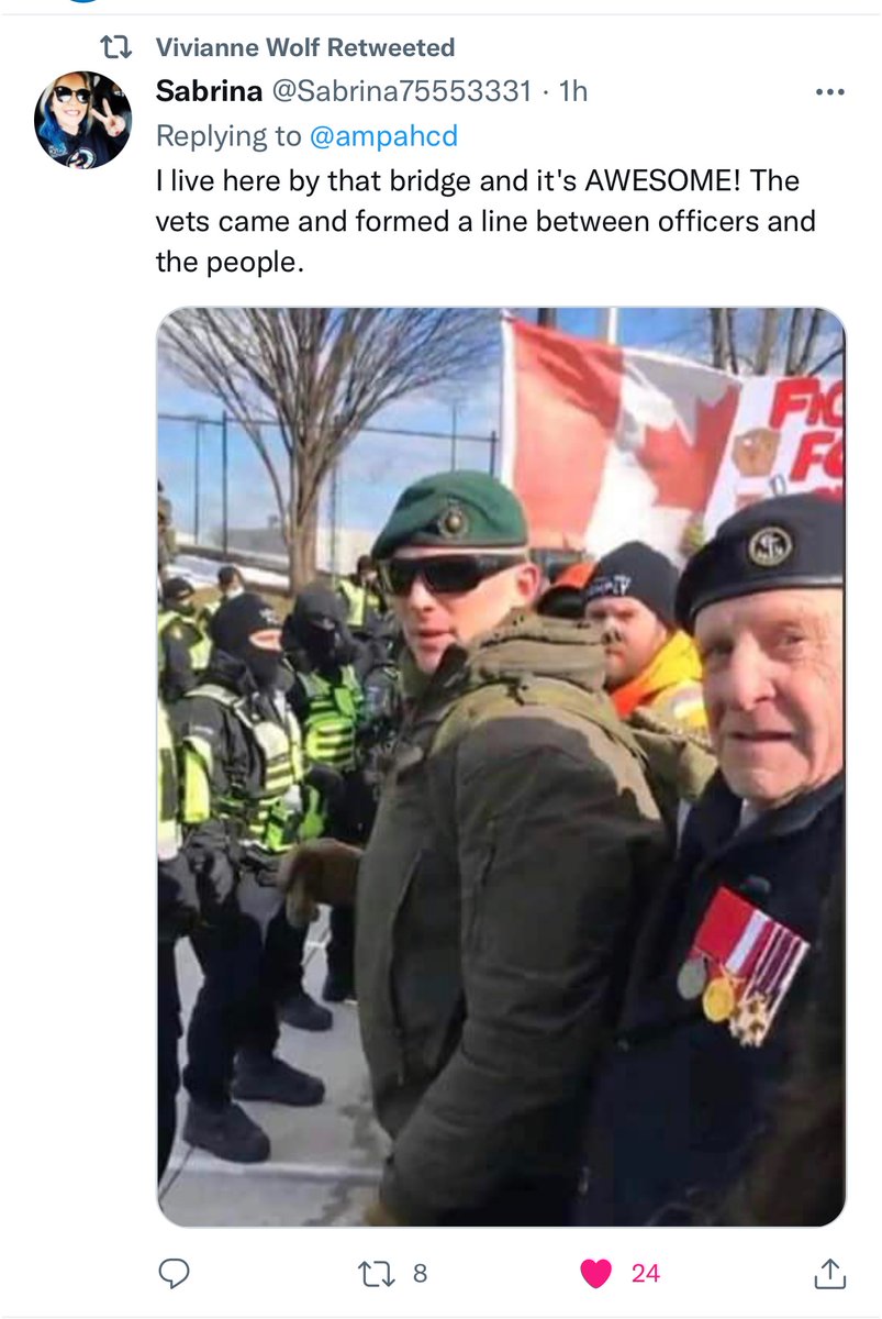 versailles_d's tweet photo. Do not riot. Now is the time to give the illusion of submissive. #godwins @CandiceBergenMP @PierrePoilievre #TruckersForFreedom2020 #PeacefulProtest #FreedomConvoy2022 #donotreact https://t.co/xp9ywv848b