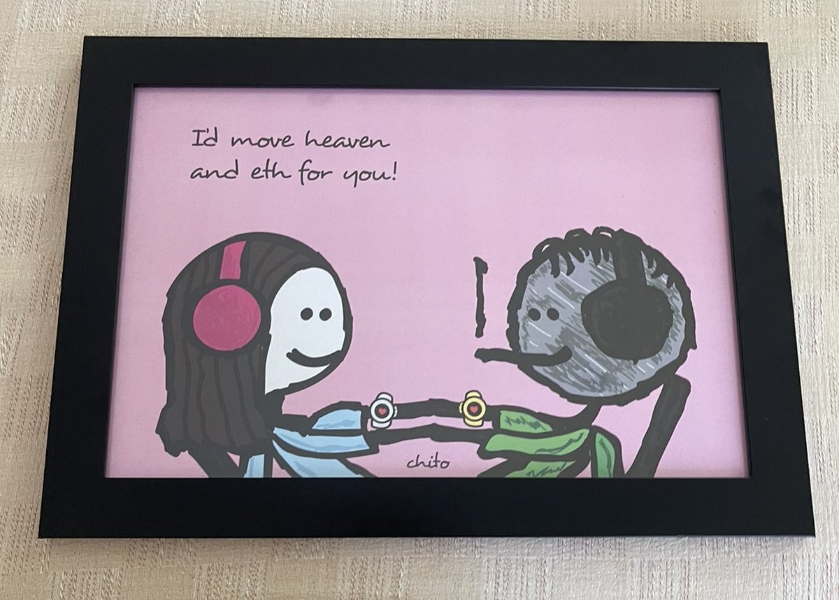 Touchemontoch's tweet photo. Hands down the best gift ever by a mile. Thank you @Crypt0brat ❤️❤️❤️ https://t.co/OSkJLhfSdg