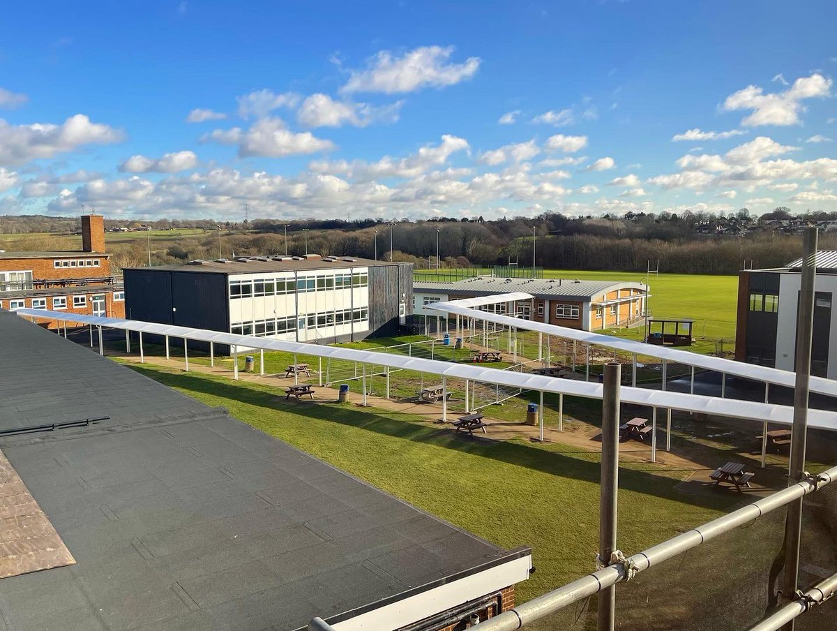 ForumContracts's tweet photo. PROJECT COMPLETE ✅

After last years new build reception Forum Contracts re-visit @EmersonParkAC to install a new 200m canopy complying with a new drainage system. 

The new canopy provides easier routes for students around the school allowing access in all conditions. ☂ https://t.co/FekbdSz9qa