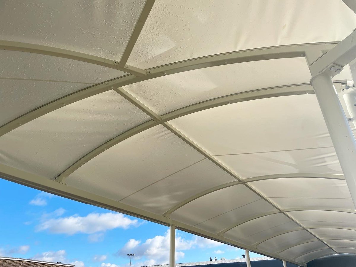 ForumContracts's tweet photo. PROJECT COMPLETE ✅

After last years new build reception Forum Contracts re-visit @EmersonParkAC to install a new 200m canopy complying with a new drainage system. 

The new canopy provides easier routes for students around the school allowing access in all conditions. ☂ https://t.co/FekbdSz9qa