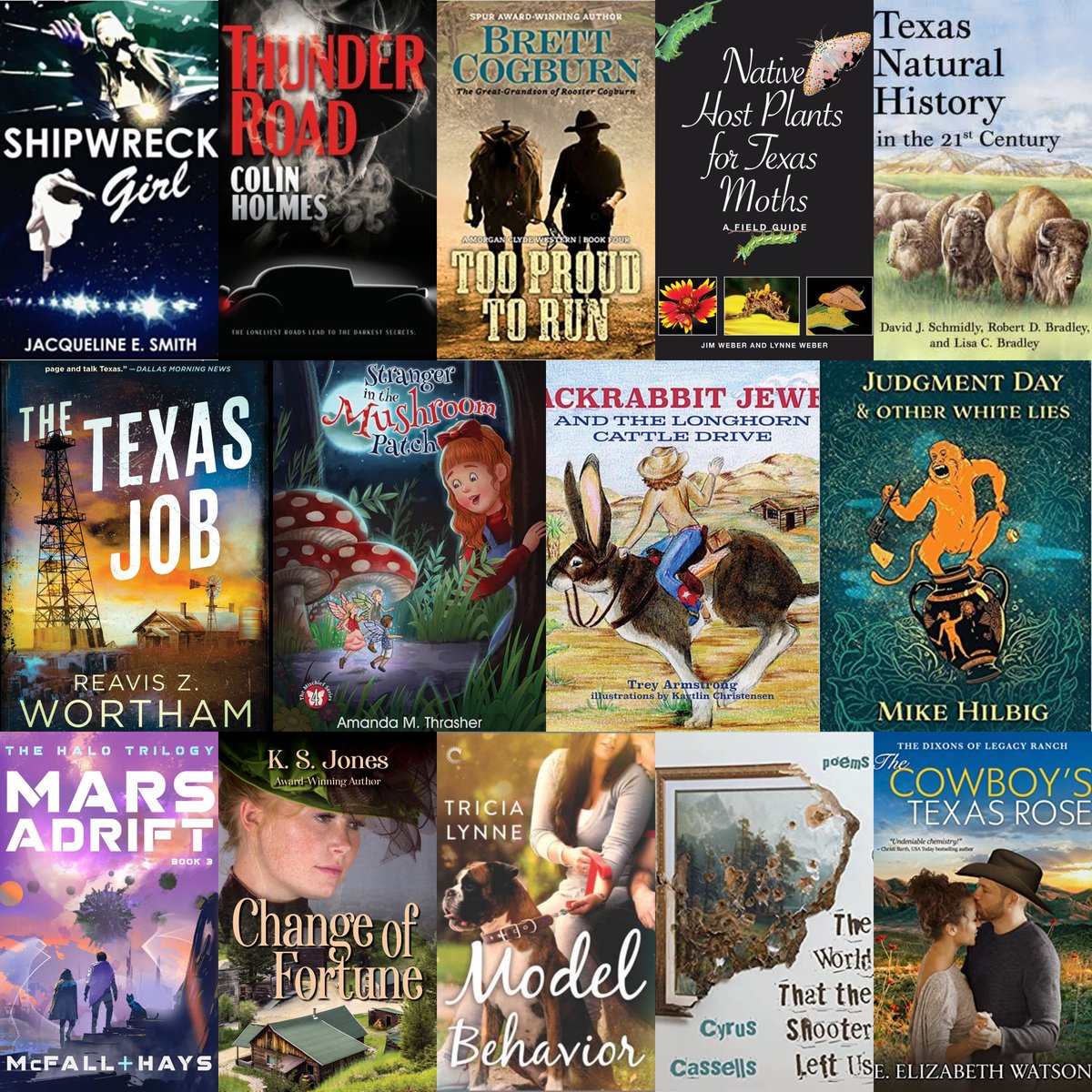 This week's Texas #newreleases w/#LoneStarLit!
<a href="/KSJones2011/">KSJones, Author</a> @pumpjackpress @AuthorEEWatson <a href="/MikeHilbig/">Mike Hilbig</a> <a href="/ReavisZWortham/">Reavis Z. Wortham</a> <a href="/tlynne67/">🔥Tricia Lynne-SM Hiatus🔥</a> <a href="/AmandaMThrasher/">Amanda M. Thrasher</a> <a href="/JackieSmith114/">Author Jacqueline⁷ ❄️☕️💜🐈‍⬛</a> <a href="/CassellsCyrus/">Cyrus Cassells</a> <a href="/CamCatBooks/">CamCat Books</a> <a href="/TulePublishing/">Tule Publishing</a> <a href="/MadvillePub/">Madville Publishing</a> <a href="/TAMUPress/">Texas A&M Press</a> <a href="/TCUPress/">TCU Press</a> <a href="/TTUPress/">Texas Tech University Press</a>
lonestarliterary.com/content/februa…
