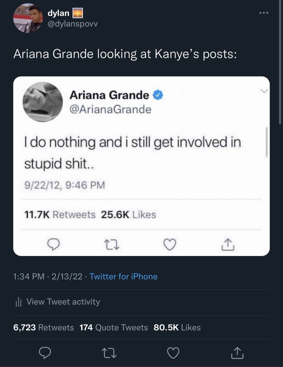 dylanisunique's tweet photo. keeping Ariana Grande Twitter alive 💅🏾 https://t.co/Mdfkbnu23m