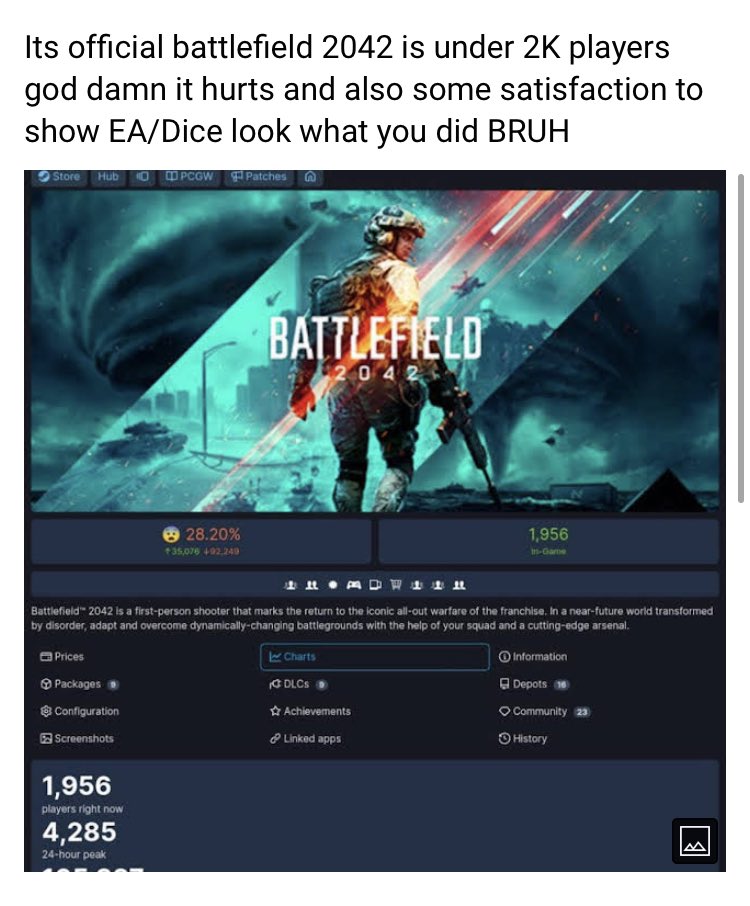 PhilipWell's tweet photo. @EA 
How to kill your franchise: https://t.co/0yq3cvQRvr