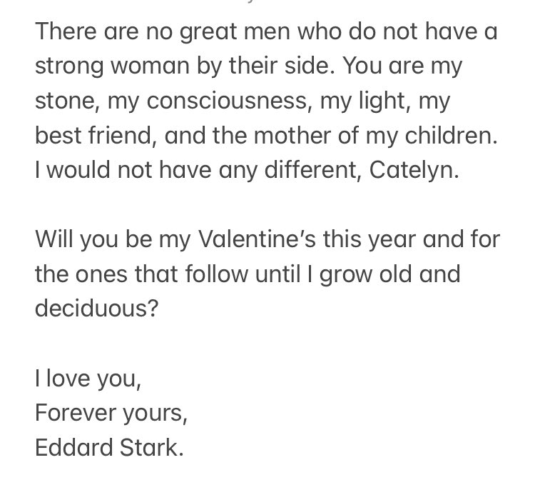 WesterosUniRPG's tweet photo. A box of sweets and a bouquet of flowers have been sent to @WU_CatelynS’ office with a note attached, reading: https://t.co/4z5TSAiTi1