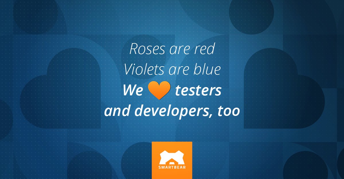 Happy Valentine's Day from the <a href="/SmartBear/">SmartBear</a> team! Today, we're showing our love for those who are dedicated to making software better 🧡