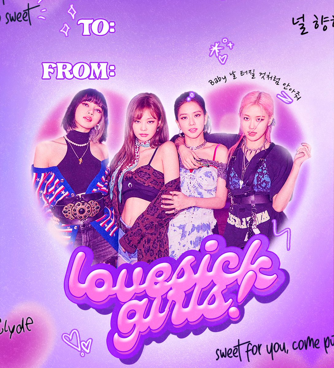 UMG's tweet image. No doctor could help when I'm lovesick. 💕🏩

#ValentinesDay @BLACKPINK