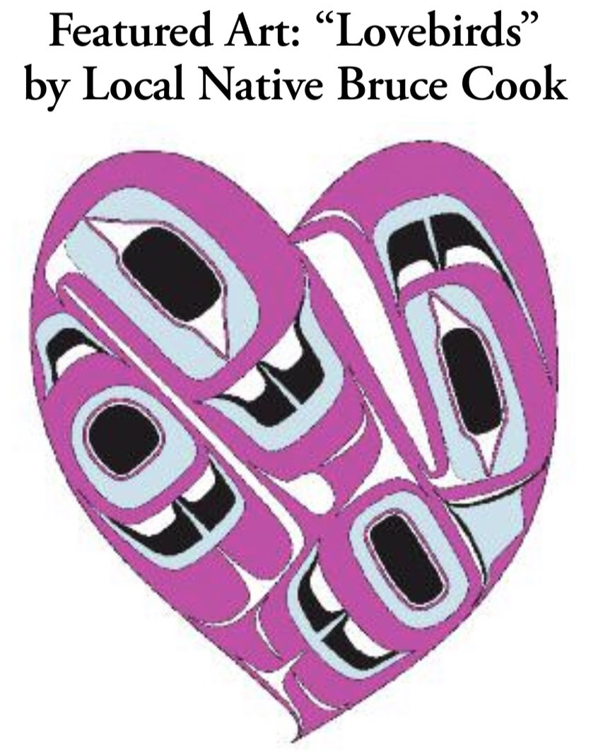 TheDailyRanger's tweet photo. Carol Harper Staff Writer

“Lovebirds” by Bruce A. Cook III is a print of the two clans that represent the Haida tribe, the eagle and the raven, the love birds.

Read the full story in Sunday’s paper 2/13 at https://t.co/XcvLKC9ANX

#HappyValentinesDay https://t.co/I7yQ8YX9Vn